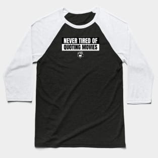 Movie Buff Movie Lover Cinema Baseball T-Shirt